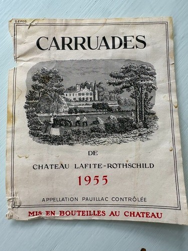 Vintage 1955 chateau - 1955, lafite