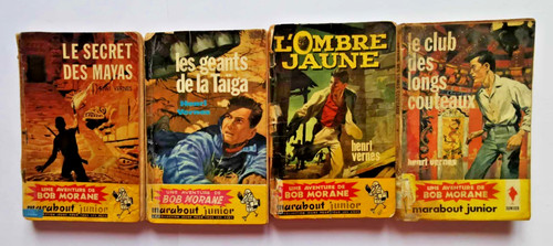 Lot bob morane marabout - morane, 1955
