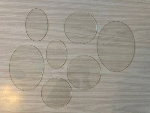 Verres ronds ovales pour - ronds, et