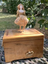 Automaton Music Box & Porcelain Doll Dancer & Dance & Antique Toy