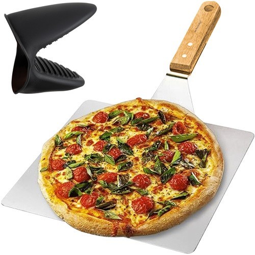Pelle pizza 30x30 acier - pelle, À