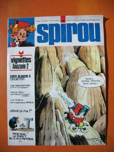 Spirou magazine 1825 du - magazine, n°