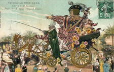 CPA NICE CARNAVAL CHAR DE SM