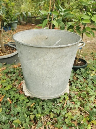 Bassine zinc percé panier à - bassine,