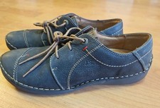 Josef Seibel Warm Brown Fergey European Leather Sneakers Lace Up Comfort Size 39