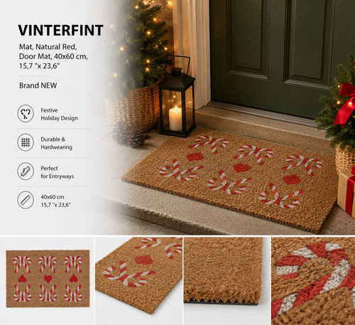 Tapis ikea vinterfint rouge - vinterfint,,