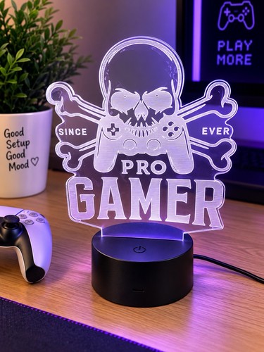 Lampe led pro gamer gaming - led,