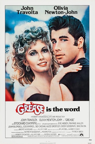 1978 grease movie poster - grease, 11x17