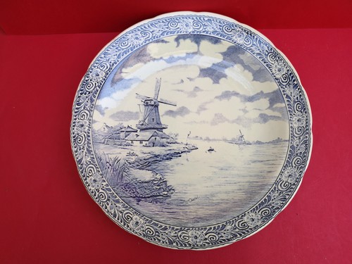 Grand plat décor delft boch - décor,