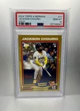 2024 Topps Boomer’s Baseball - Jackson Chourio /149 (RC)PSA GMT10 POP 2
