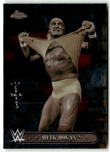 Topps chrome wwe cactus - chrome,