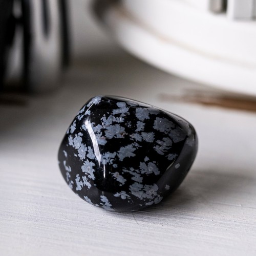 Obsidienne flocon neige - obsidienne, ou
