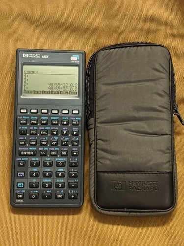Hewlett packard 48gx high - hewlett,