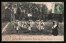Old postcard Bonneval, Concours National de Gymnastique, 28 June 1914 1914 