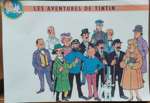 Affiche les aventures de - bd,