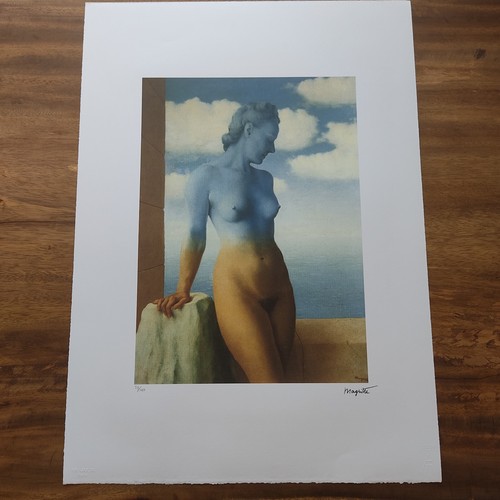 Lithographie après magritte - d'après,