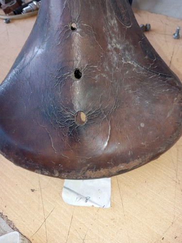 Selle vélo croupon cuir - selle, de