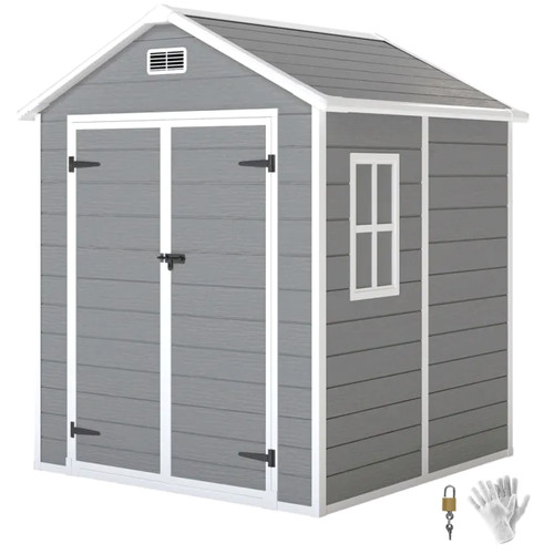 Abri jardin résine 4m - de, 2.4m²