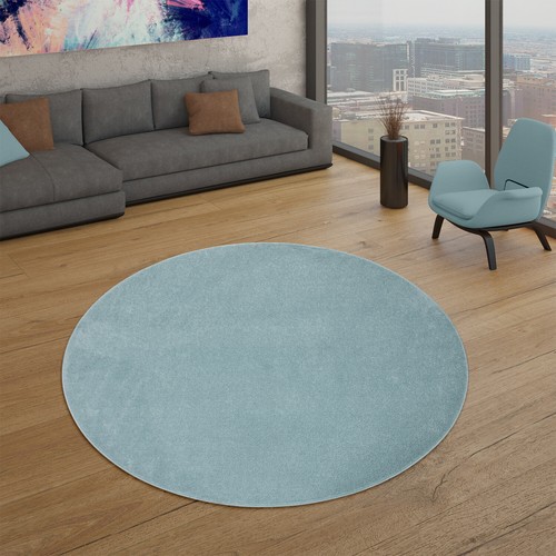 Tapis salon uni poils - uni, ras