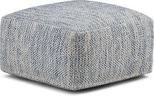 Nate 20-Inch Wide Square Pouf