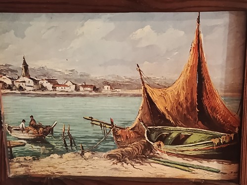 Tableau ancien huile sur - tableau,