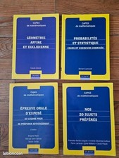 Lot de 4 tomes pour le CAPES