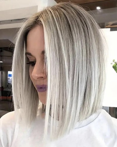 Perruque synthétique blonde - synthétique,
