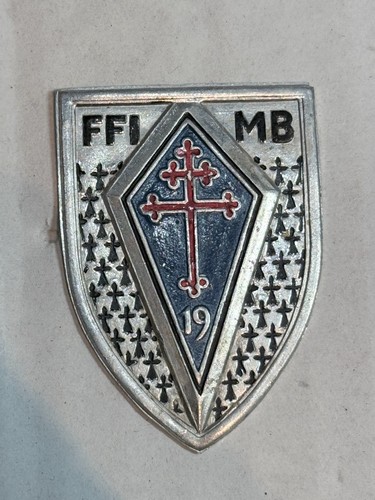 Insigne ww2 ffi morbihan - insigne,