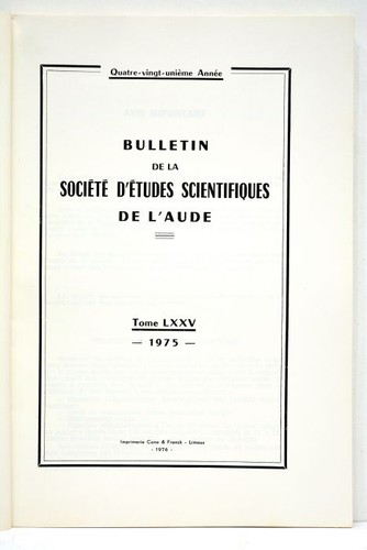 Livre ancien bulletin societe - ancien,