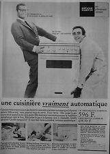 PUBLICITÉ ARTHUR MARTIN CUISINIERE VRAIMENT AUTOMATIQUE TOURNEBROCHE ADAPTABLE