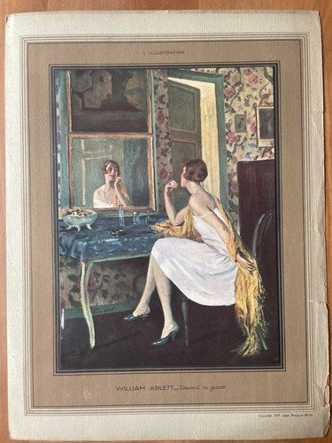 Chromolithographie 1920 devant - chromolithographie,