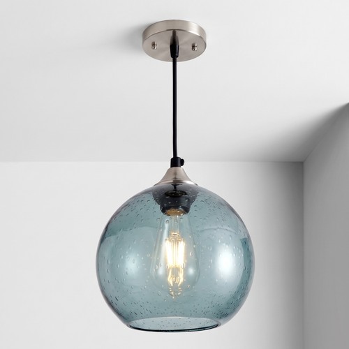 Modern pendant light teal - modern,