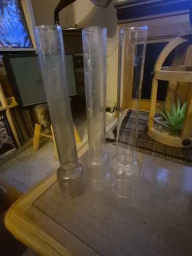 Lots ancien verre lampe - verre, de