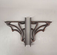 9934132 Support Mural Pour Étagère En Fer Style Art Nouveau Rustique 22x30cm