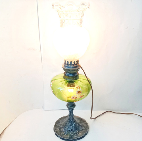 Lampe pétrole art nouveau - à,