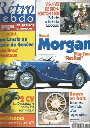 Retro hebdo morgan plus - n°95,