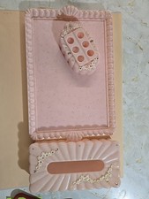 Vintage Menda Pink Vanity Set