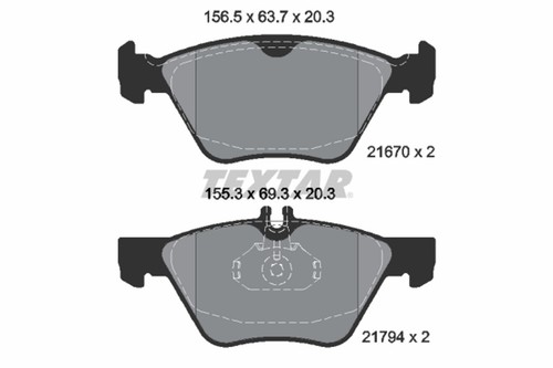 Plaquettes frein w210 - plaquettes,