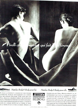 advertising 0823 1992 Pirelli Bedding mattress body & body