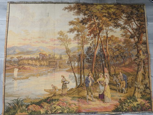 Tapisserie ancienne tableau - tapisserie,