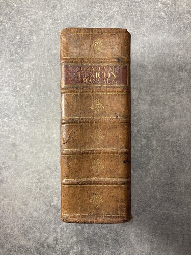 Graecum lexicon manuale - graecum, tribus