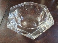 CENDRIER EN CRISTAL VINTAGE DE