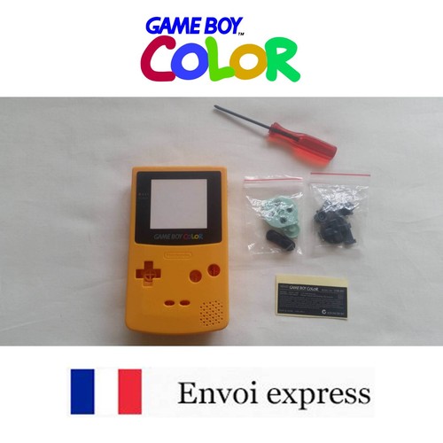 Coque game boy color - boy, jaune