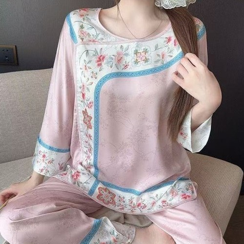 Femme satin pyjama chinois - femme,