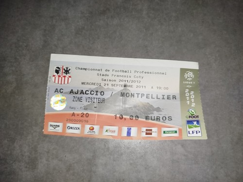 Ticket football ajaccio - ticket,