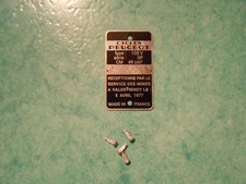 Plaque mines Peugeot 103V