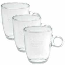 Pickwick Tasse à Thé en Verre, grande, 250ml, Lot de 3
