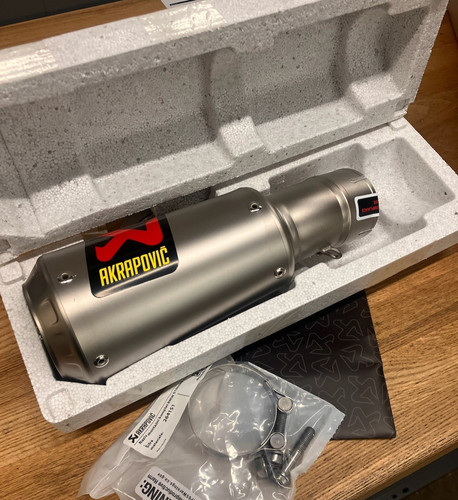 Akrapovic slip muffler - akrapovic, on