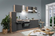 Cuisine équipée kitchenette Chêne Gris Merle 240 CM respekta