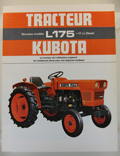 prospectus brochure Kubota L175 tractor prospect tractor tractor lance
